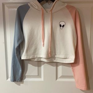 Crop top hoodie